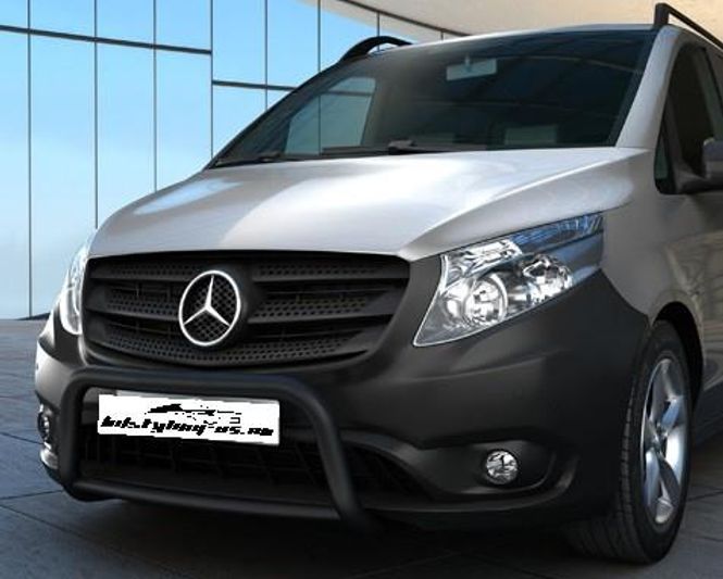 Hovedbilde EU-Frontbøyle Vito e-Vito W447 2014-2023 Sort Bred 60/42mm