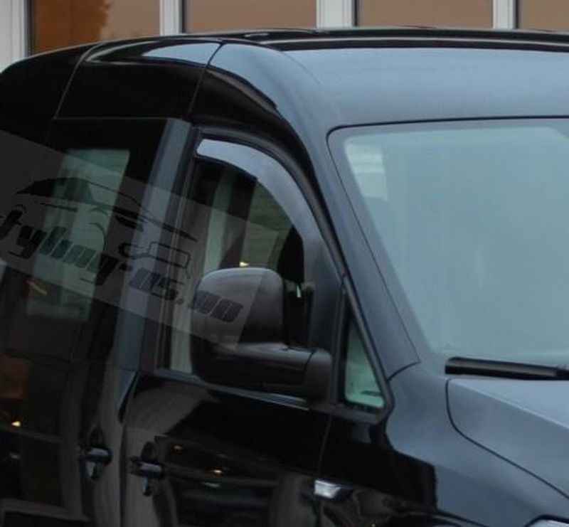 VW Caddy Vindavvisere 2004-2020 2 stk. In-Channel montering
